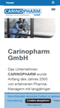 Mobile Screenshot of carinopharm.de