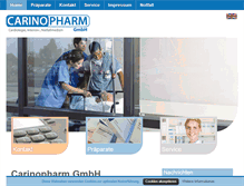 Tablet Screenshot of carinopharm.de